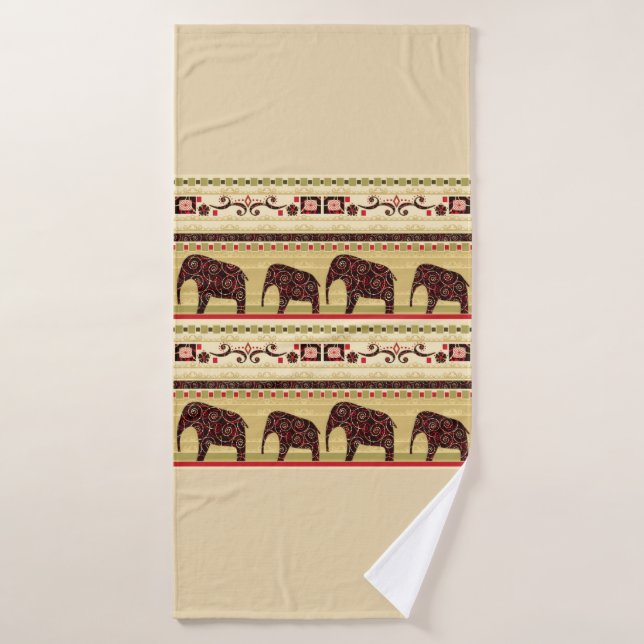 Le patchwork africain (Serviette de bain)