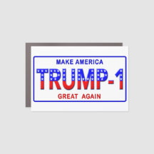 Le patriotique Donald Trump-1 Magnet automobile
