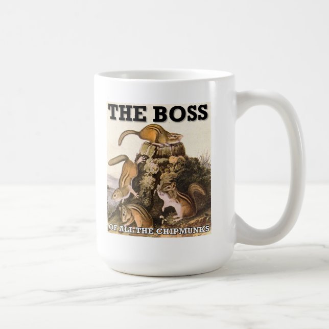 Le Patron De Tous Les Tamias Mug Drôle (Droite)
