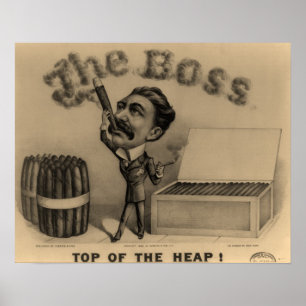 Le Patron ! Impression du fumeur de cigares