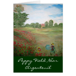 Le pavot met en place près d'Argenteuil