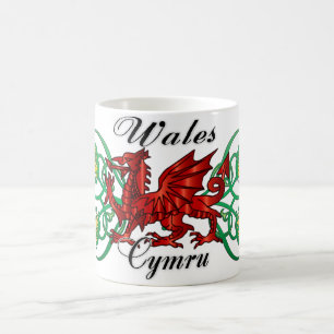 Le Pays de Galles, Cymru, tasse de Gallois avec le