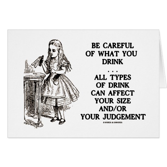 Le pays des merveilles fasse attention ce que vous (Devant horizontal)