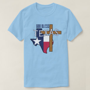 Le pays patriote T-shirt "Dieu bénit le Texas"
