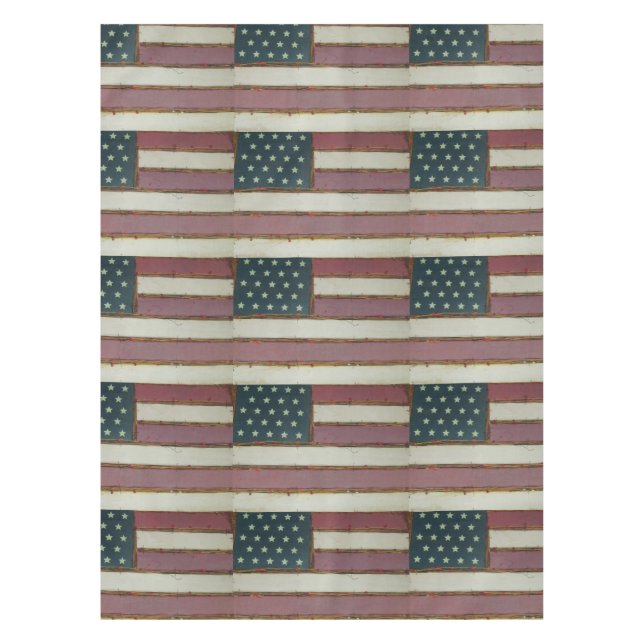 Le pays rustique Prim la nappe de drapeau des (Devant)