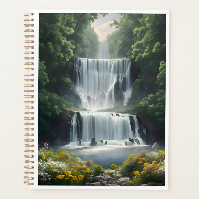 Le paysage des chutes d'eau (Devant)
