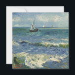 Le paysage marin de Van Gogh aux Saintes Maries de<br><div class="desc">Seascape at Saintes Maries de la Mer by Vincent van Gogh est une peinture nautique vintage de post impressionnisme d'art avec des voiliers sur l'océan avec des vagues douces. À propos de l'artiste : Vincent Willem van Gogh était un peintre post-impressionniste dont l'oeuvre était particulièrement remarquable pour sa beauté rugueuse,...</div>