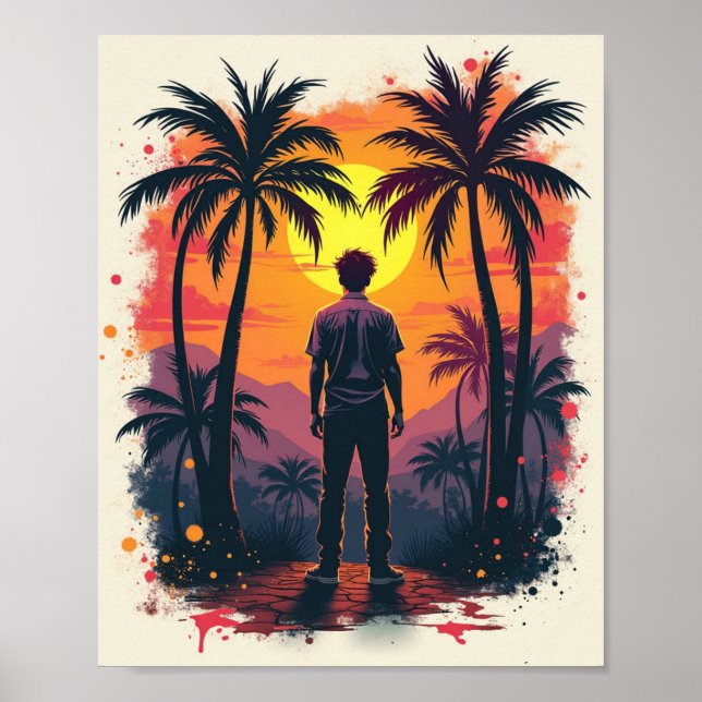 Le peintre fut émerveillé par son tableau (Devant)