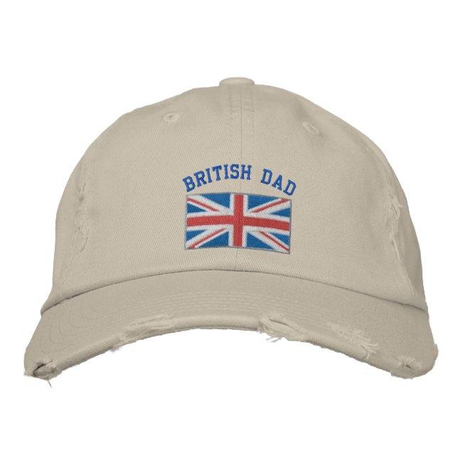 Le père britannique brodé casquette (Devant)