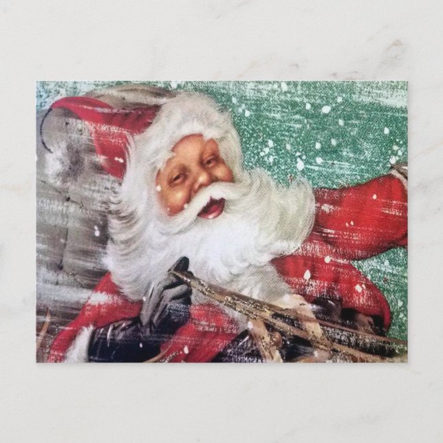 Le Père Noël a lancé la carte postale SNOW (Devant)