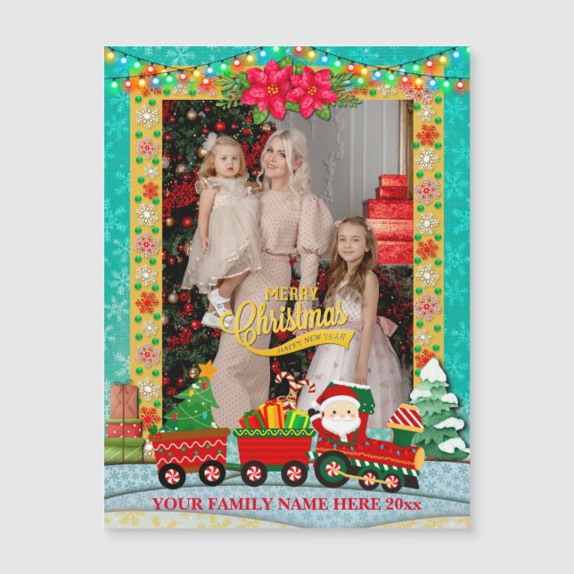 Le Père Noël en train de recevoir des cadeaux et u (Devant)