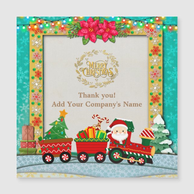 Le Père Noël en train de recevoir des cadeaux et u (Devant)