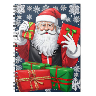 Le Père Noël livre des présents