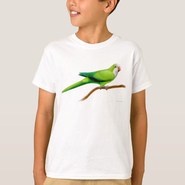 Le perroquet de quaker badine le T-shirt (Devant)
