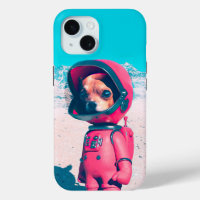 Le petit astronaute chien 3D Art iPhone / coque ip