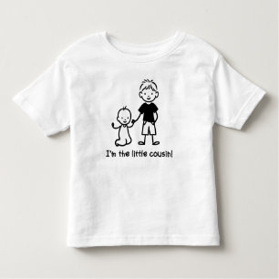 Le petit bâton de cousin figure des T-shirts pour