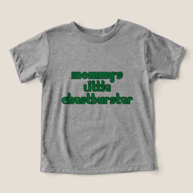 Le petit défonceur de poitrine de Maman, Vert (Design Recto)