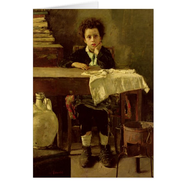 Le petit écolier, ou le pauvre écolier (Devant)