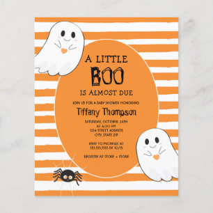 Le petit fantôme du budget d'Halloween Baby shower