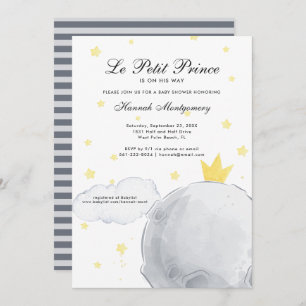 Le Petit Prince Invitation Baby shower