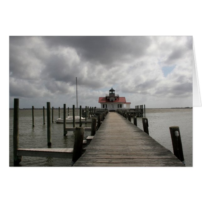 Le phare de Roanoke Marshes (Devant horizontal)