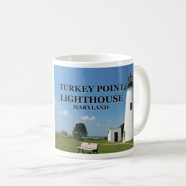 Le phare de Turkey Point, Maryland Mug (Devant droit)