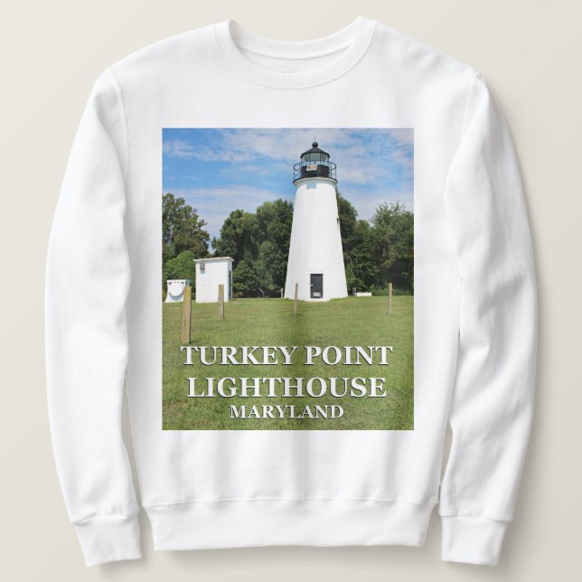 Le phare de Turkey Point, Sweatshirt du Maryland (Design devant)