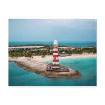 Le phare d'Ocean Cay, Bahamas Carte postale