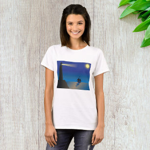 Le Phare Et Le T-shirt Femme Lune