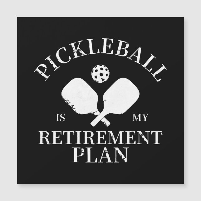 le pickleball est mon plante de retraite (Devant)