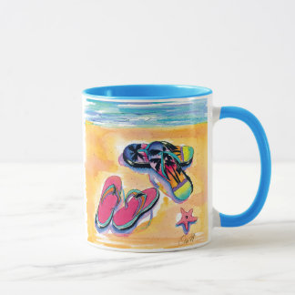 Le pied de tasse de plage desserrent