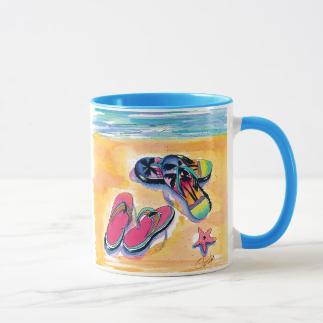 Le pied de tasse de plage desserrent (Droite)