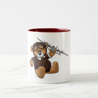 Le pilote Bear Coffee Mug