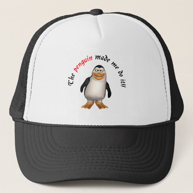Le pingouin m'a incité à le faire ! Casquette (Devant)