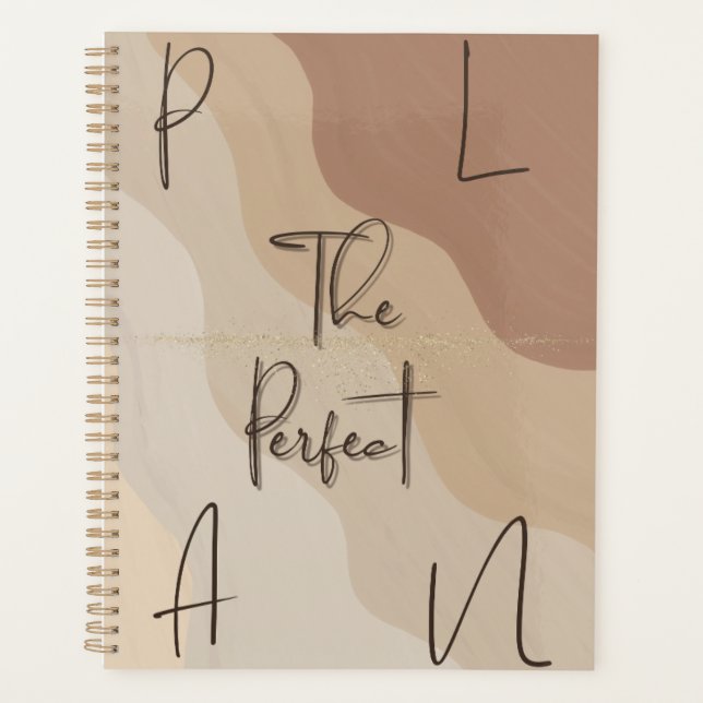Le Plan Parfait • Planificateur à l'Esthétique Neu (Devant)
