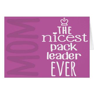 Le plus gentil chef de paquet jamais - une carte