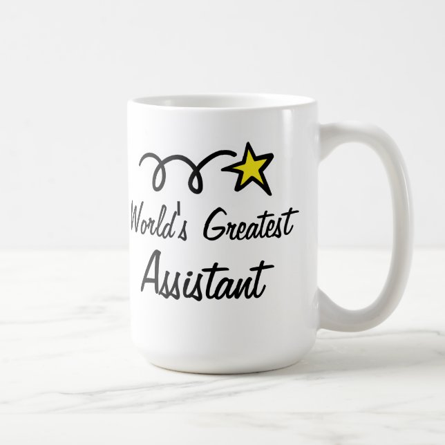 Le plus grand assistant du monde - cadeau de tasse (Droite)