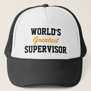 Le plus grand casquette superviseur du monde