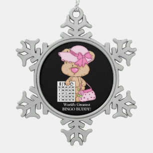 Le plus grand ornement de flocon de neige d'ami du