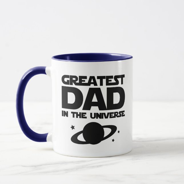 Le Plus Grand Papa De L'Univers Café Mug (Gauche)