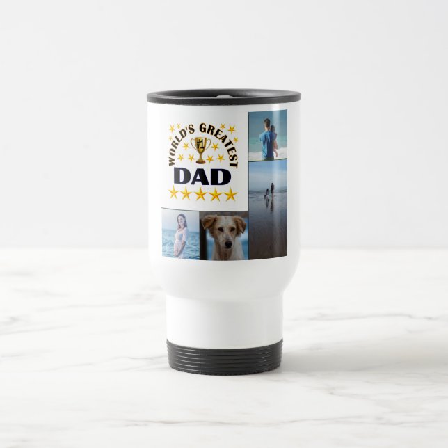 Le plus grand papa du monde voyage Mug (Centre)