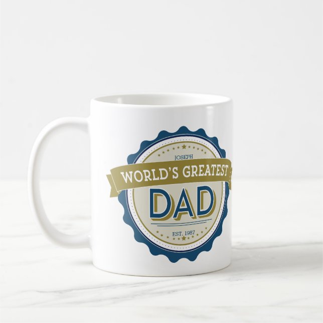 Le plus grand papa Mug du monde (Gauche)