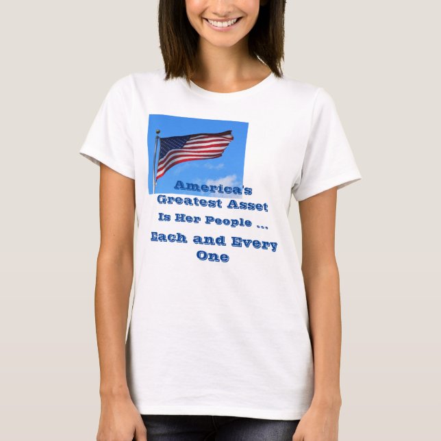 Le plus grand T-shirt des actifs de l'Amérique (Devant)