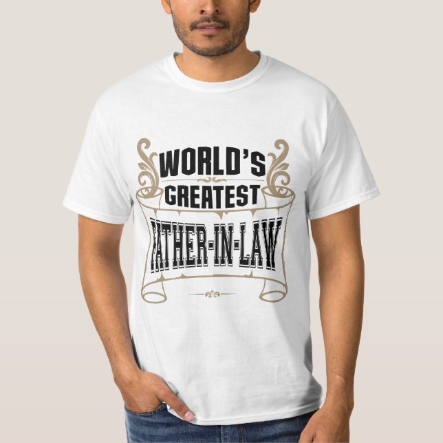 Le plus grand T-shirt du beau-père du monde (Devant)