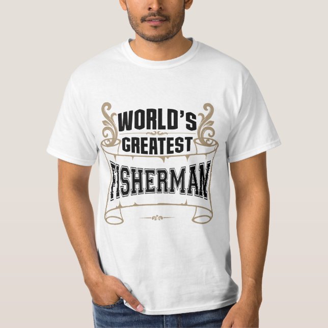 Le plus grand T-shirt du pêcheur du monde (Devant)