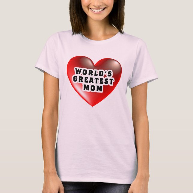 Le plus grand T-shirt maman du monde (Devant)