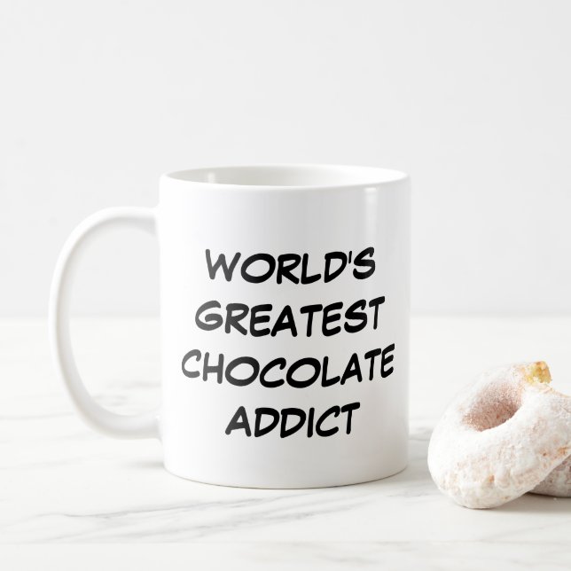 "Le plus grand toxicomane au monde" Mug (Avec donut)