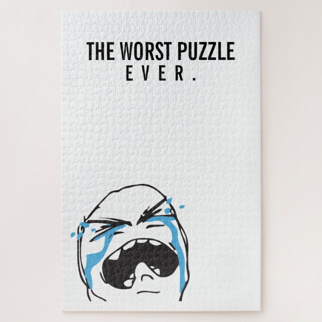 LE PLUS MAUVAIS PUZZLE JAMAIS troll blague pleuran (Vertical)