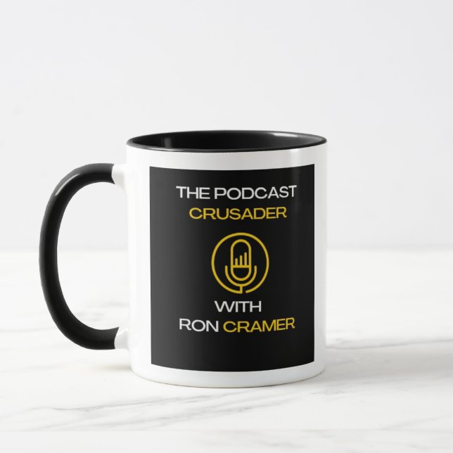 Le Podcast Crusader Crusader Coffee Mug (Gauche)