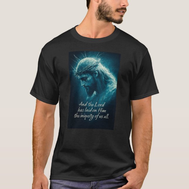 « Le Poids de la Grâce » - T-shirt chrétien (Devant)